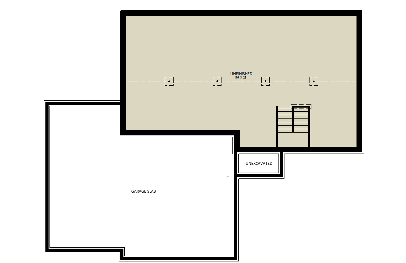 Oak ViewLower Level Floor Plan